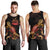Vanuatu Men Tank Top - Turtle With Blooming Hibiscus Gold - Polynesian Pride