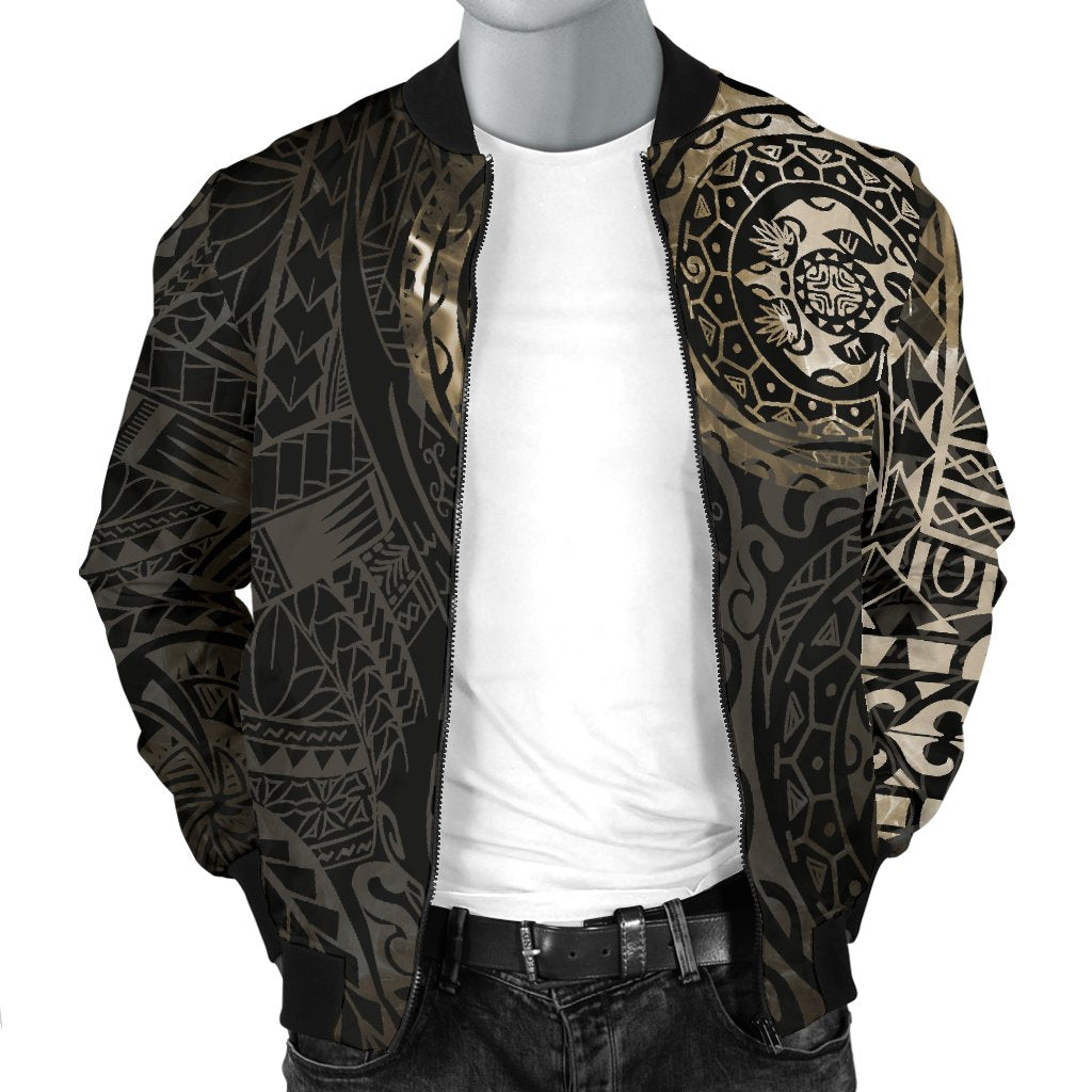 Polynesian Tattoo Style Men's Bomber Jacket New - Polynesian Pride