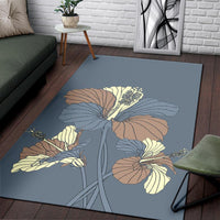 Hibiscus Art Water Area Rug AH - Polynesian Pride