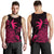 Guam Coconut Tree Men's Tank Top Pink K4 - Polynesian Pride