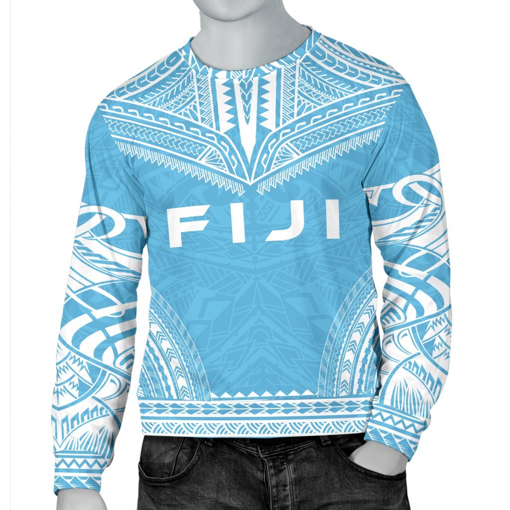 Fiji Sweater - Polynesian Chief Flag Version - Polynesian Pride
