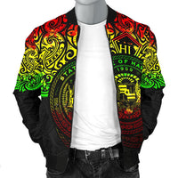 Polynesian Hawaii Bomber Jacket (Men) - Pride of Hawaii (Reggae) - Polynesian Pride