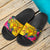 Polynesian Hawaii Kanaka Maoli Slide Sandals - Hibiscus Flowers & Polynesian Patterns - Polynesian Pride