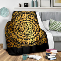 Hawaii Hibiscus Mandala Premium Blanket - Polynesian Pride