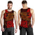 Fiji Men's Tank Top - Red Shark Polynesian Tattoo - Polynesian Pride