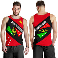 Papua New Guinea Men's Tank Top - Southern Highlands Province - Polynesian Pride