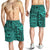 Polynesian Hawaiian Style Tribal Tattoo Turquoise Men's Short - Polynesian Pride