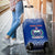 Samoa Custom Personalised Luggage Covers - Polynesian Fog Blue - Polynesian Pride