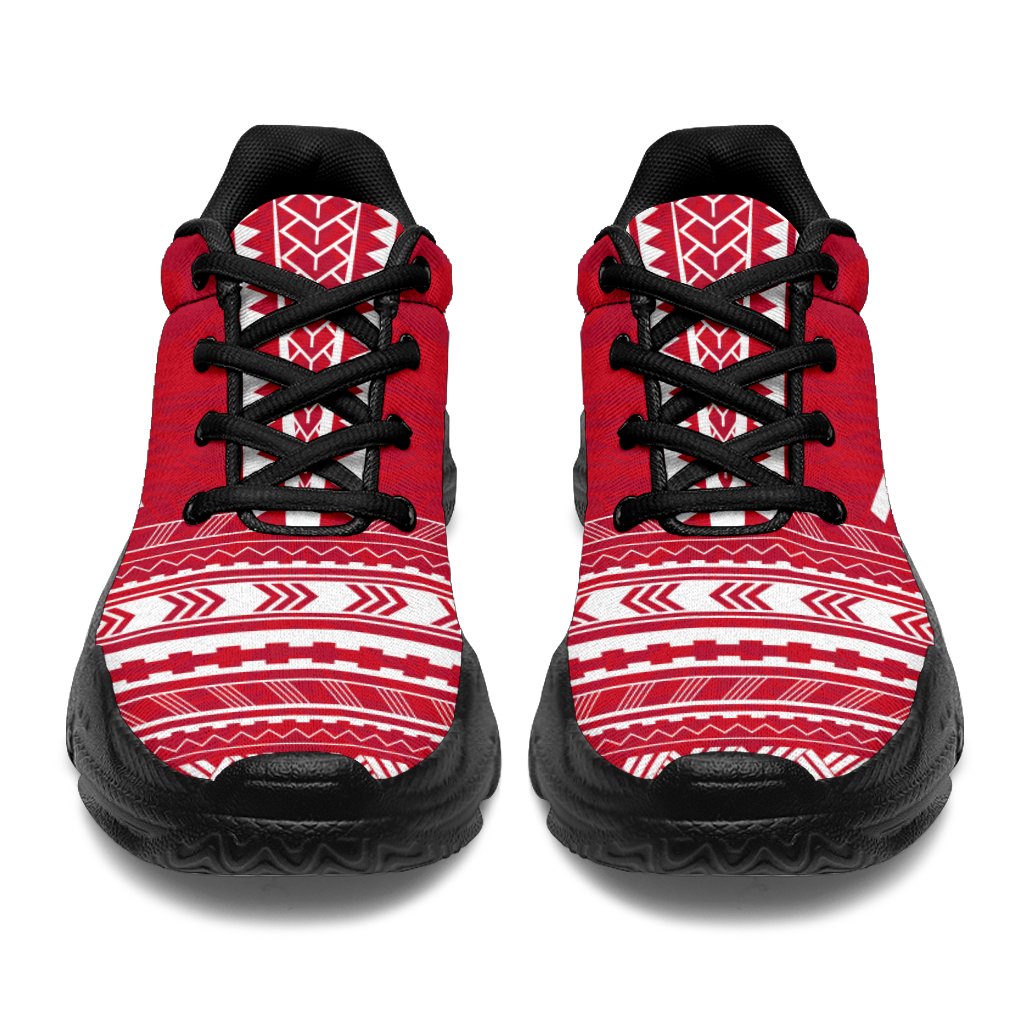 Tahiti Chunky Sneakers - Polynesian Chief Flag Version - Polynesian Pride