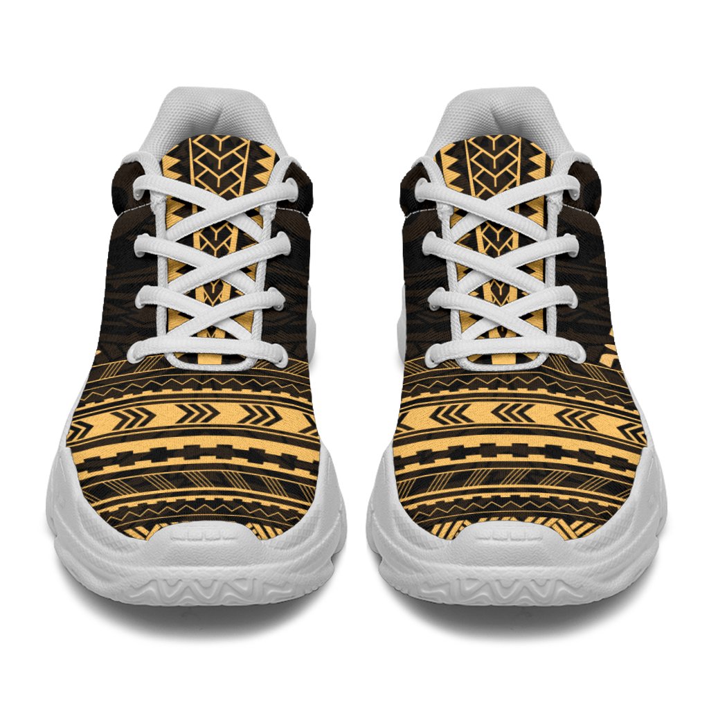 Papua New Guinea Chunky Sneakers - Polynesian Chief Gold Version - Polynesian Pride