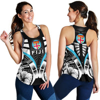 Fiji Tattoo Racerback Tank Hibiscus K9 - Polynesian Pride