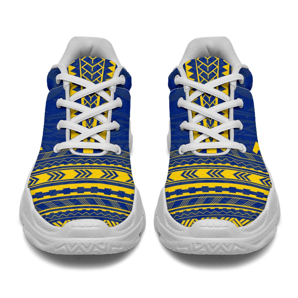 Tokelau Chunky Sneakers - Polynesian Chief Flag Version - Polynesian Pride