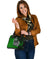 Pohnpei Micronesia Shoulder Handbag Green - Turtle With Hook - Polynesian Pride