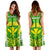 Hawaii Polynesian Midi Dress - Hawaiian Pattern With Seal - Polynesian Pride