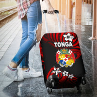 Mate Ma'a Tonga Rugby Luggage Covers Polynesian Unique Vibes - Red - Polynesian Pride