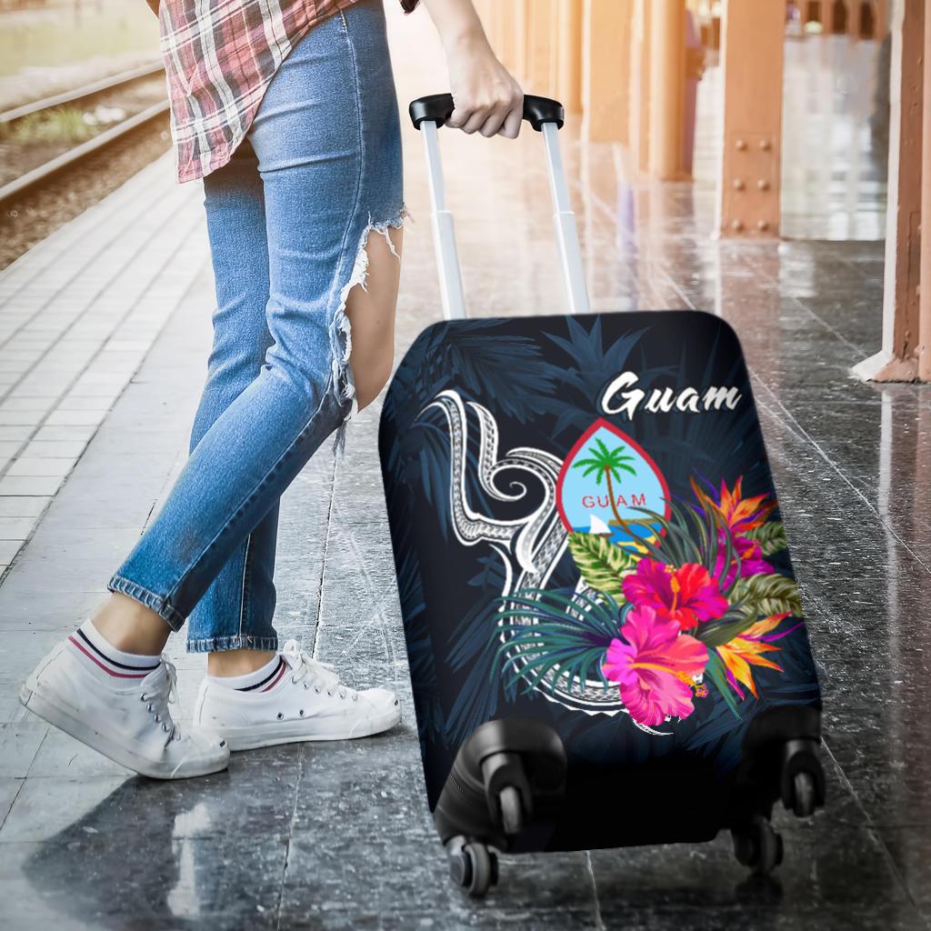Guam Polynesian Luggage Covers - Tropical Flower - Polynesian Pride