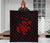 Hawaii Turtle Hibicus Map Premium Quilt - Red - Polynesian Pride