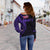 Hawaii Kanaka Polynesian Women's Off Shoulder Sweater - Purple - Polynesian Pride