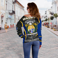 Nauru Polynesian Off Shoulder Sweater (Women) - Nauru Spirit (Original) - Polynesian Pride