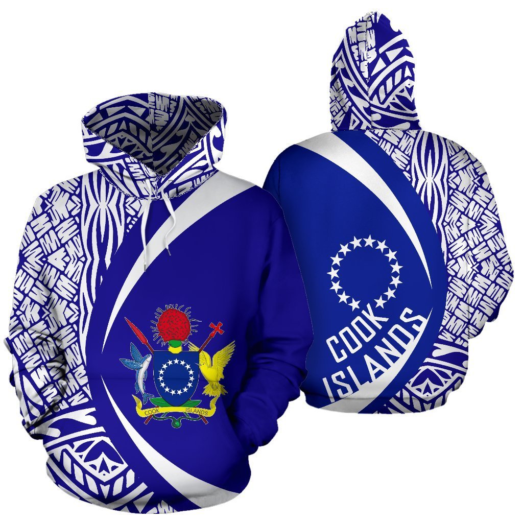 Cook Islands Polynesian Hoodie Circle Style 06 - Polynesian Pride