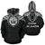 Cook Islands Coat of Arms and Poly All Over Hoodie Unisex Black - Polynesian Pride