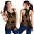 Samoa Polynesian Women Tank Top Map Gold - Polynesian Pride