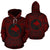 Papua New Guinea 1 ll Over Hoodie Papua New Guinea 1 Coat of rms Polynesian Red Black - Polynesian Pride