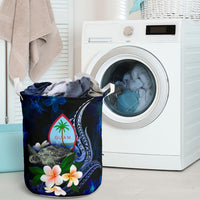 Guam Polynesian Laundry Basket - Turtle With Plumeria Flowers - Polynesian Pride