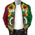 Vanuatu Men'S Bomber Jacket Pig Tusk Polynesian Coat Of Arms - Polynesian Pride