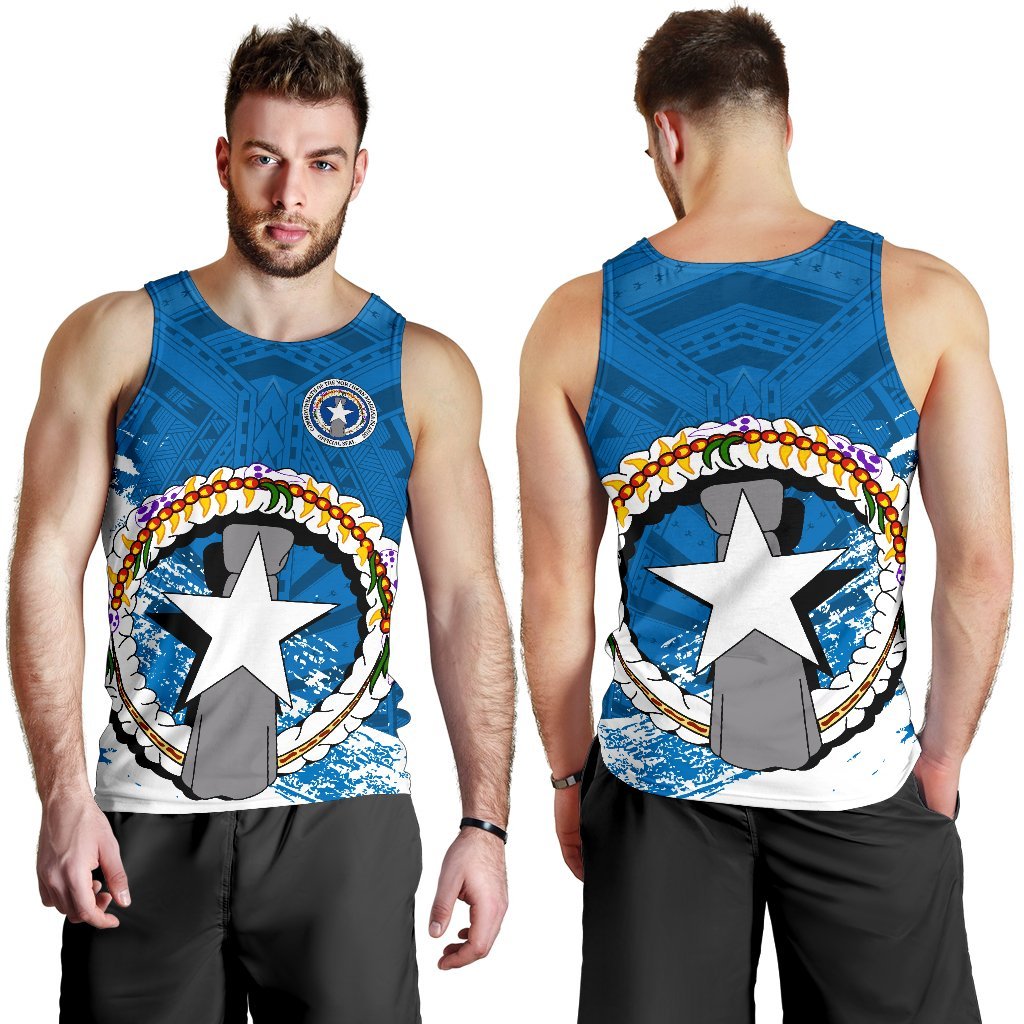Northern Mariana Islands Special Tank Top A7 Black - Polynesian Pride