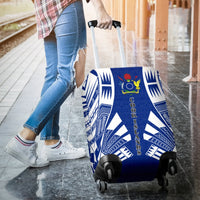 Cook Islands Luggage Cover - Polynesian Tattoo Flag - Polynesian Pride