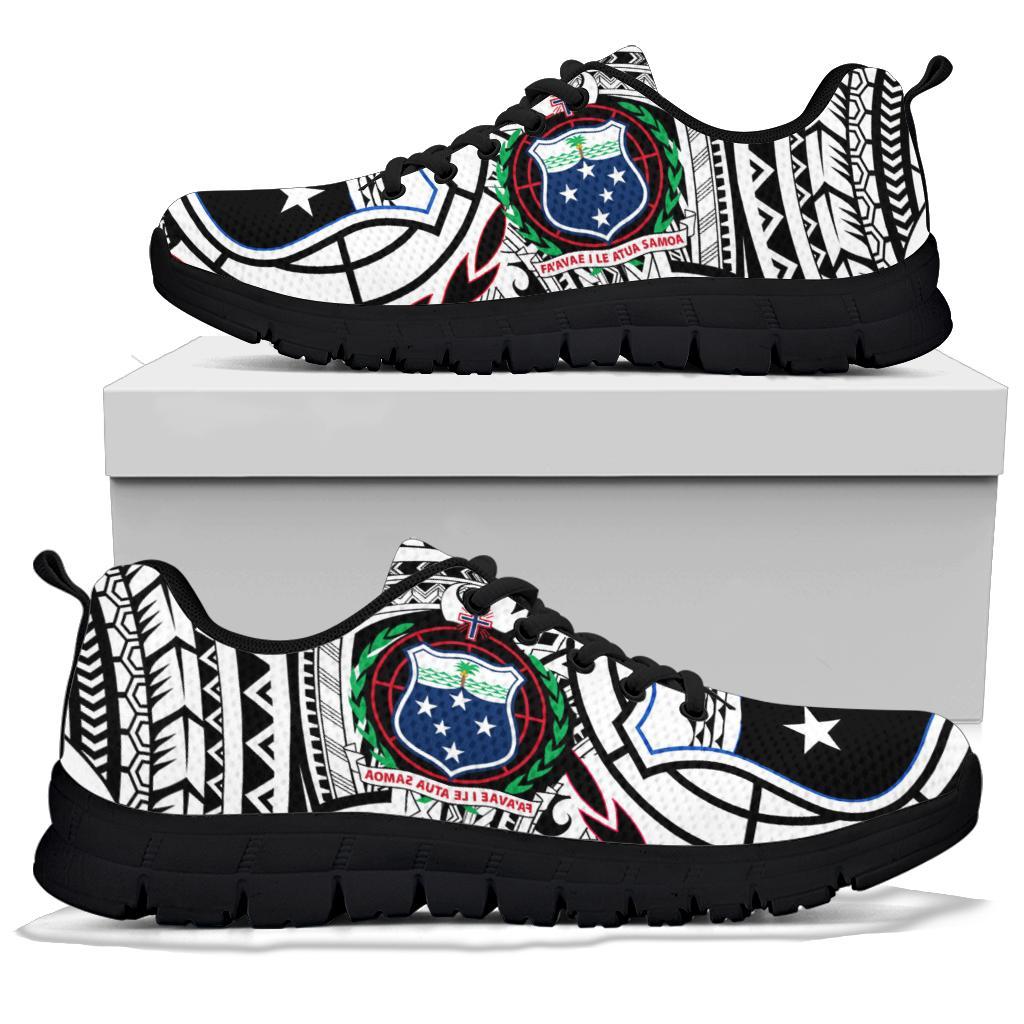 Samoa Sneaker - Coat Of Arm Samoa - Polynesian Pride