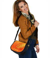 Sun In Leo Zodiac Saddle Bag Polynesian Tattoo Simple - Orange - Polynesian Pride