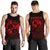 Tonga Polynesian Men's Tank Top - Red Tribal Pattern - Polynesian Pride