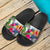 Tahiti Slide Sandals - Turtle Plumeria Banana Leaf - Polynesian Pride