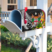 Fiji Mailbox Cover - Custom Personalised Tropical Flowers Style - Polynesian Pride
