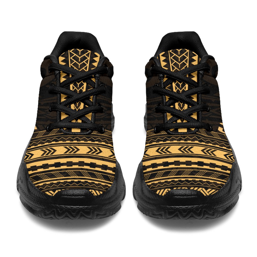 Gambier Islands Chunky Sneakers - Polynesian Chief Gold Version - Polynesian Pride