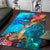 Samoa Area Rug - Sea Turtle Coral Treasure - Polynesian Pride