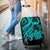 Pohnpei Micronesian Luggage Covers - Turquoise Tentacle Turtle - Polynesian Pride