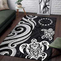 Cook Islands Area Rug - White Tentacle Turtle - Polynesian Pride