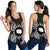 Cook Islands Polynesian Women Tank Top Map Black - Polynesian Pride