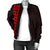 Hawaii Kakau Polynesian Anchor Women's Bomber Jacket - Red - Polynesian Pride