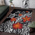 Hawaiian Map Turtle Swim Plumeria Polynesian Rug - J6 - Polynesian Pride