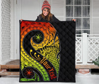 Hawaii Personalised Premium Quilt - Hawaii Polynesian Decorative Patterns - Polynesian Pride