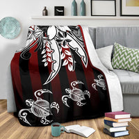 American Samoa Premium Blanket - Vertical Stripes Style - Polynesian Pride