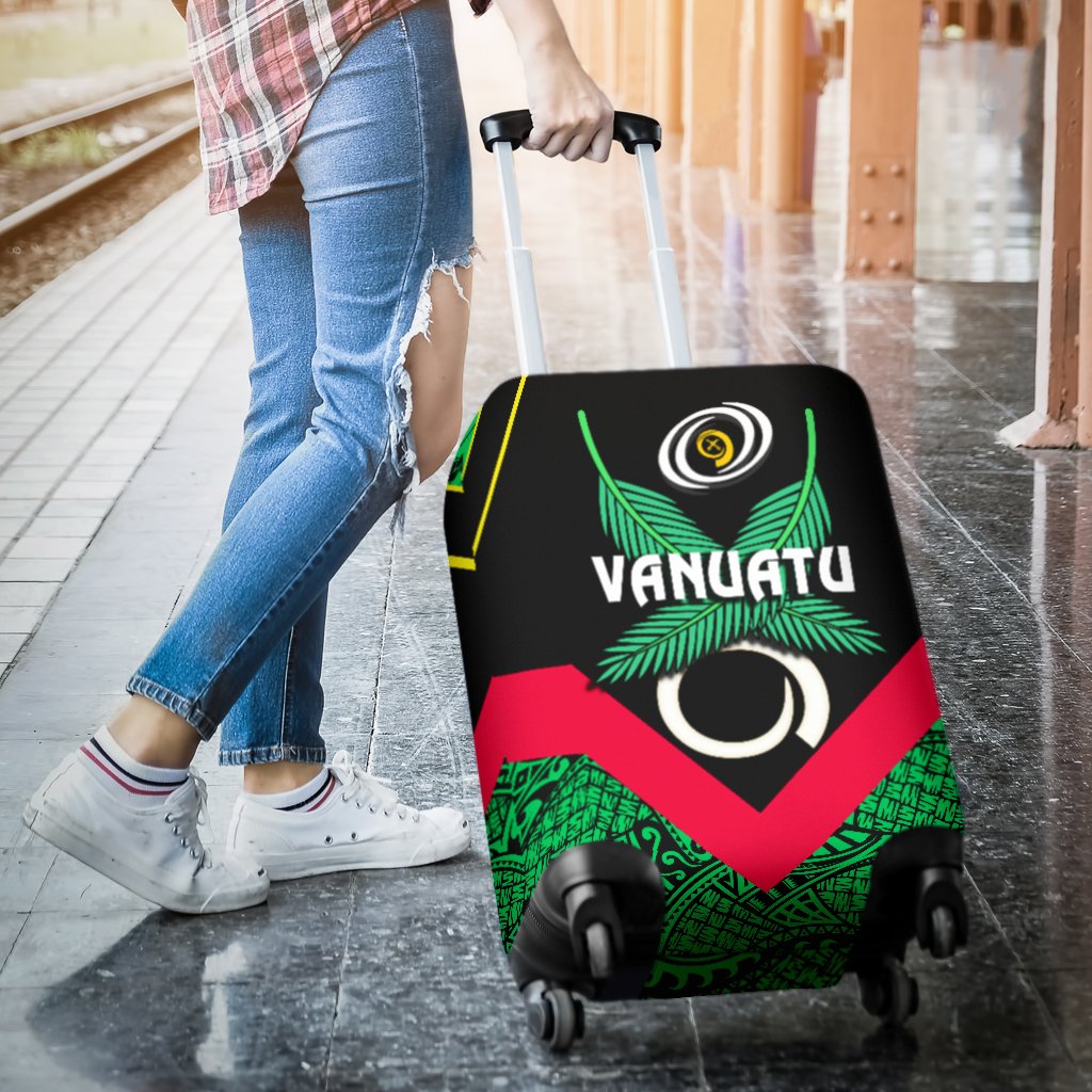 Vanuatu Rugby Luggage Covers Flag Style - Polynesian Pride