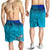 Fiji Rugby Polynesian All Over Print Men's Shorts Blue - Polynesian Pride