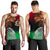 Vanuatu Men's Tank Top Polynesian Palm Tree Flag Black - Polynesian Pride