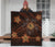 Hawaii Mix Polynesian Turtle Plumeria Premium Quilt - AH - Nick Style - Orange - Polynesian Pride