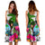 Guam Midi Dress White - Turtle Plumeria Banana Leaf - Polynesian Pride